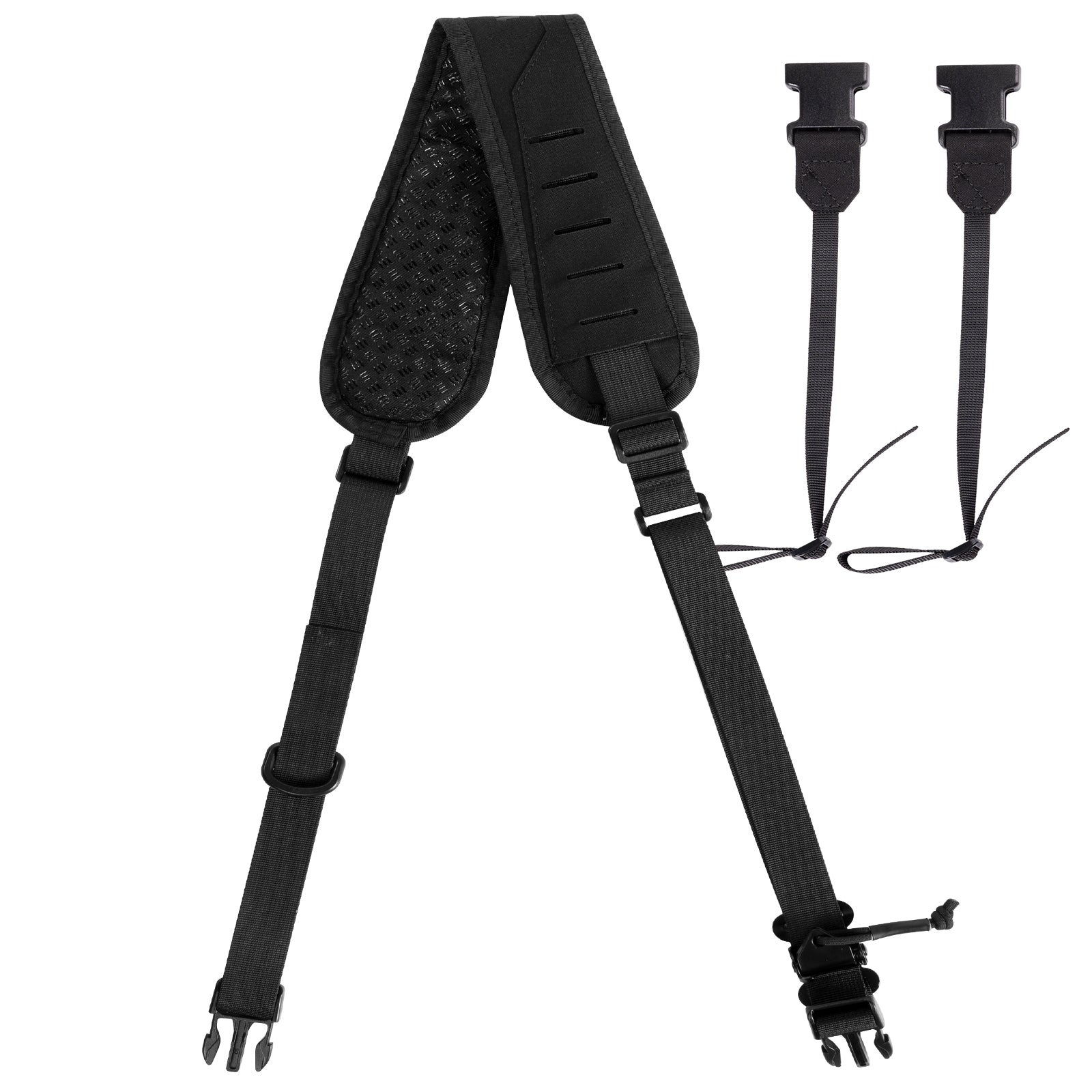 2 Punkt Sling Riemen Für Kameras Gewehrriemen Schnell 3.15" Breite Kameragurt Multifunktionale Taktische Schlinge Gurt für DSLR-Kameras Gewehr Airsoft Large Bag Einstellbar 44"-61"
